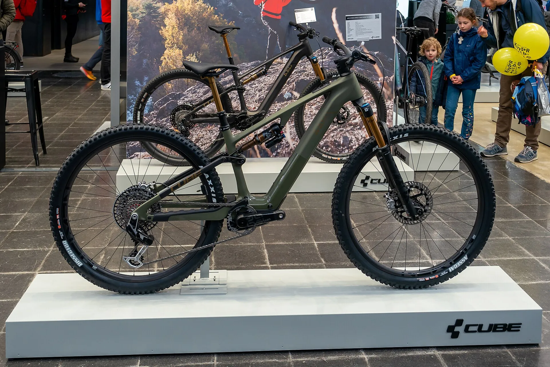 Close-up of a modern SUV e-bike